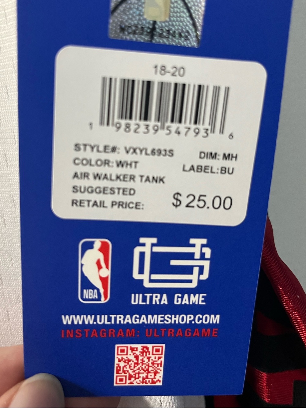 🔥🏀 Miami Heat White and Red Sleeveless Basketball Jersey - Picture 4 of 4